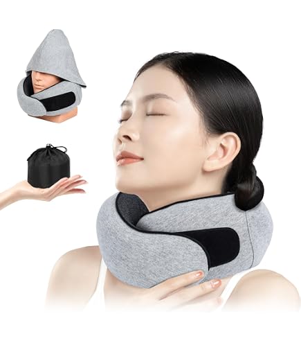 Amazon｜(Dark Blue) - J-pillow, Travel Pillow - British Invention
